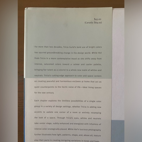 White Hot: cool colors for modern living by Elspeth Thompson & Tricia Guild - Picture 3 of 10